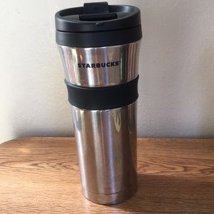 2015 Starbucks 16oz Silver Tumblr